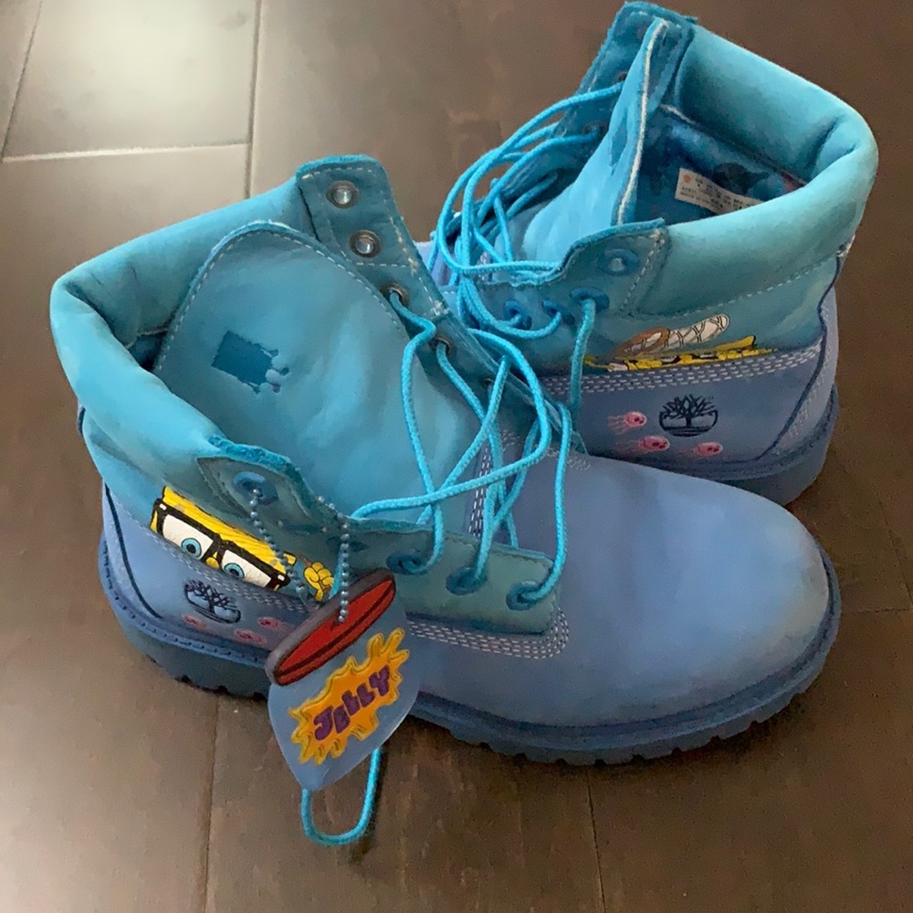 Boys Sponge Bob SquarePants timberland boots